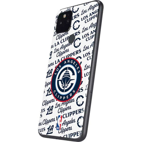 NBA Los Angeles Clippers Blast Text Google Pixel 5 Skin